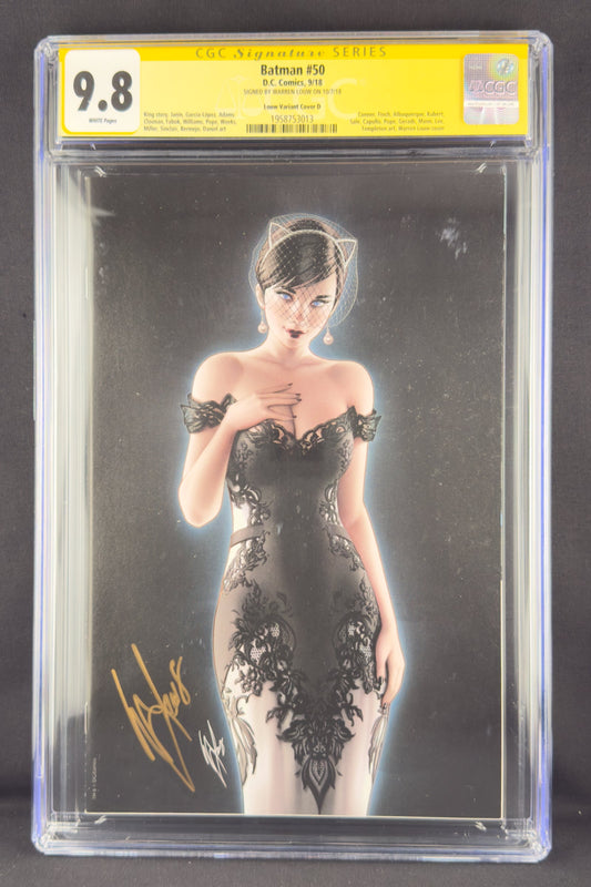 Batman #50 (2018) CGC 9.8 SS Warren Louw Virgin Variant D - Wedding