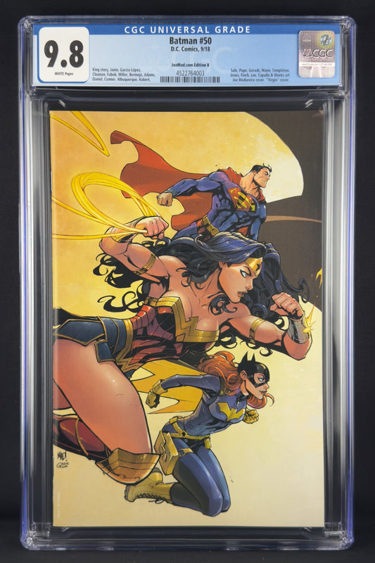 Batman #50 (2018) CGC 9.8 Joe Madureira Virgin Variant B - Wedding of Batman & Catwoman