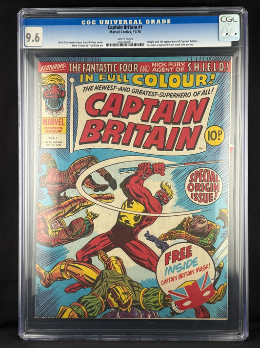Captain Britain #1 (1976) CGC 9.6 - 1st app Captain Britain