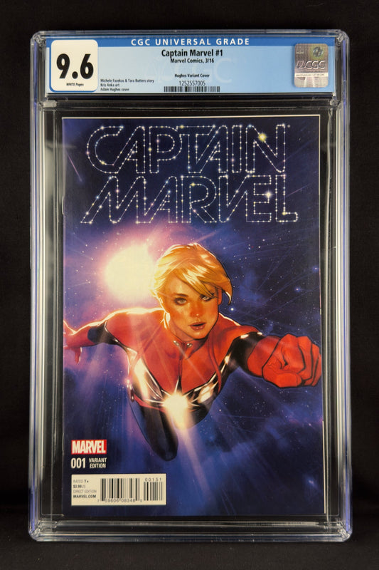 Captain Marvel #1 (2016) CGC 9.6 Adam Hughes Variant