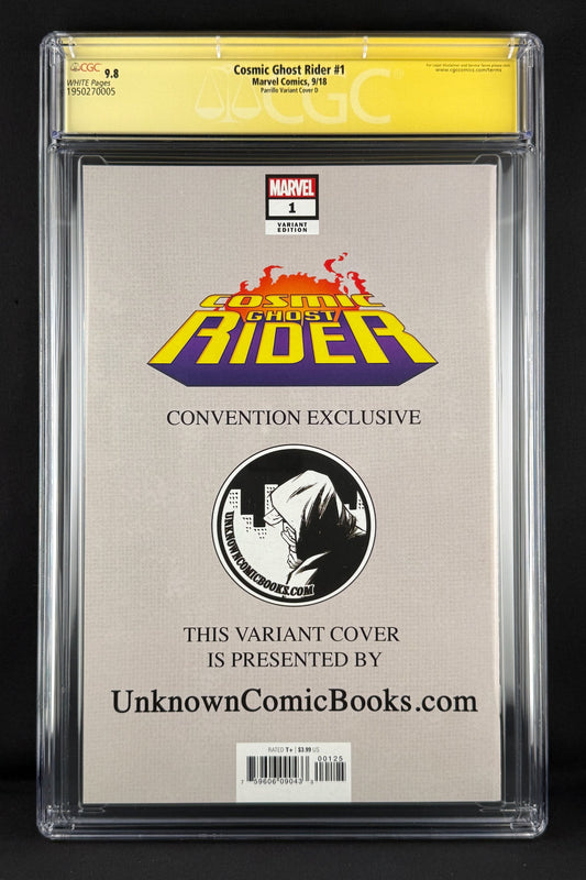 Cosmic Ghost Rider #1 (2018) CGC 9.8 SS Lucio Parrillo Virgin Variant D
