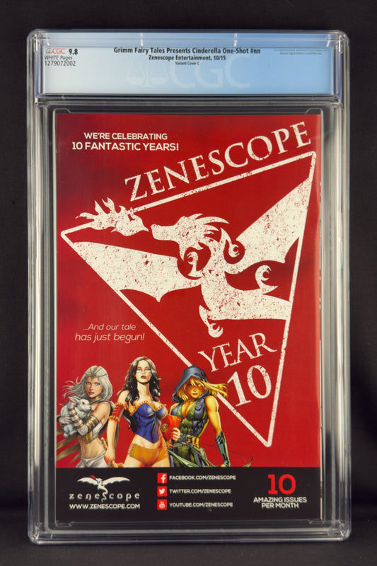 Cinderella 10th Anniversary Special #nn (2015) CGC 9.8 Paul Green Variant C