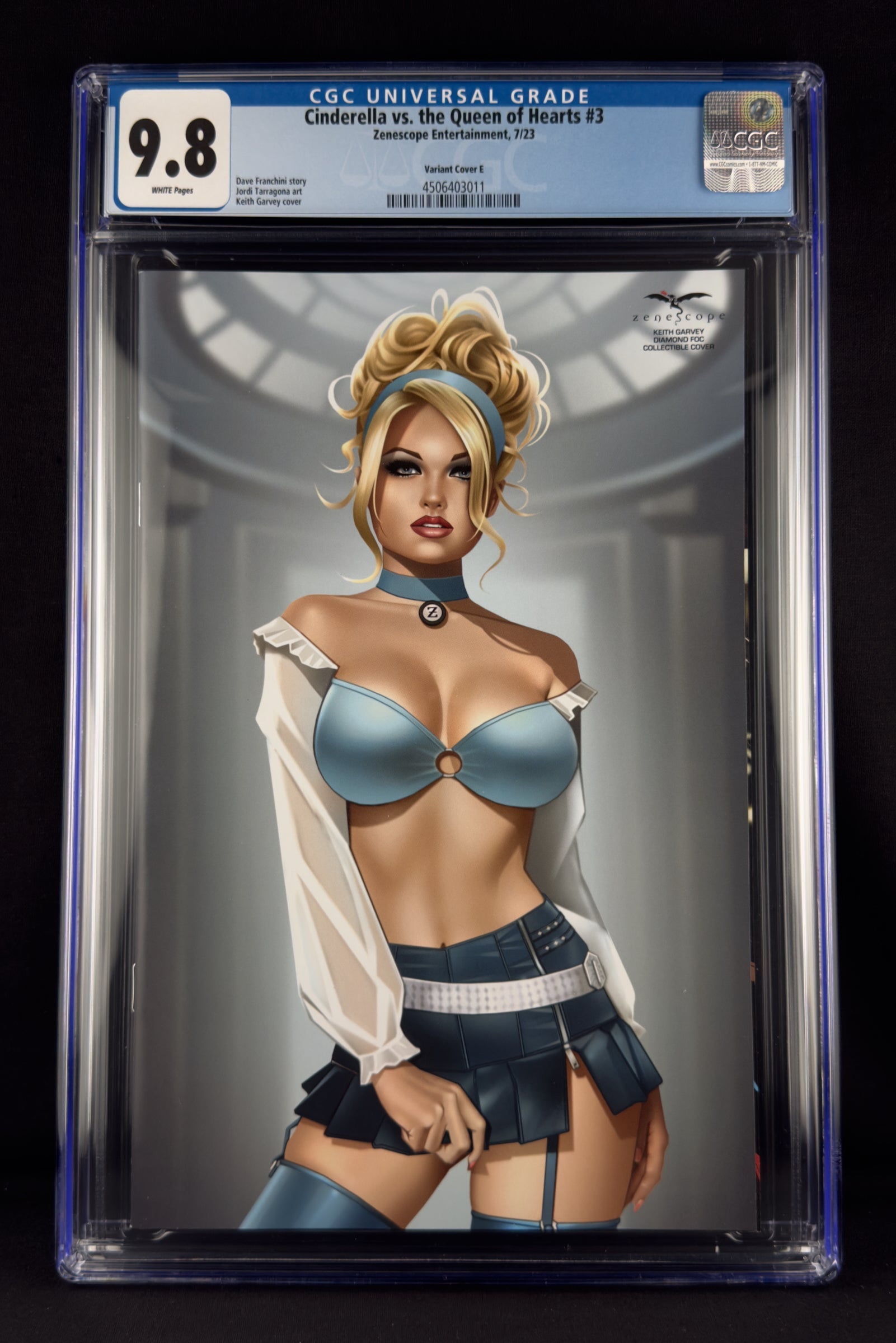 Cinderella vs The Queen of Hearts #3 (2023) CGC 9.8 Keith Garvey Var E