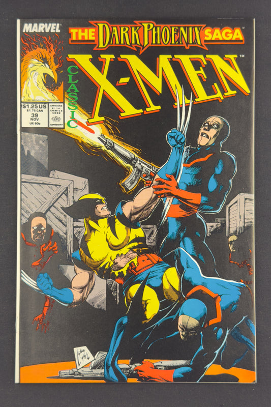 Classic X-Men #39 (1989) - Wolverine - Early Jim Lee VF/NM