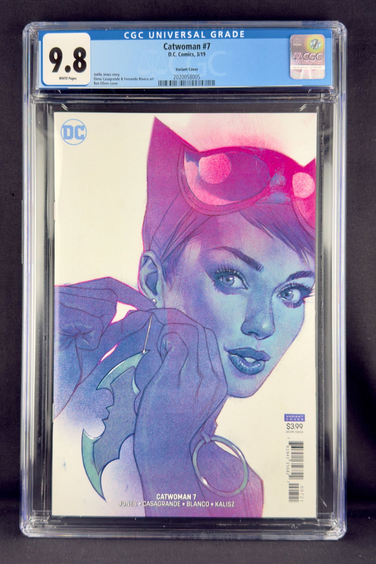 Catwoman #7 (2019) CGC 9.8 Ben Oliver Variant