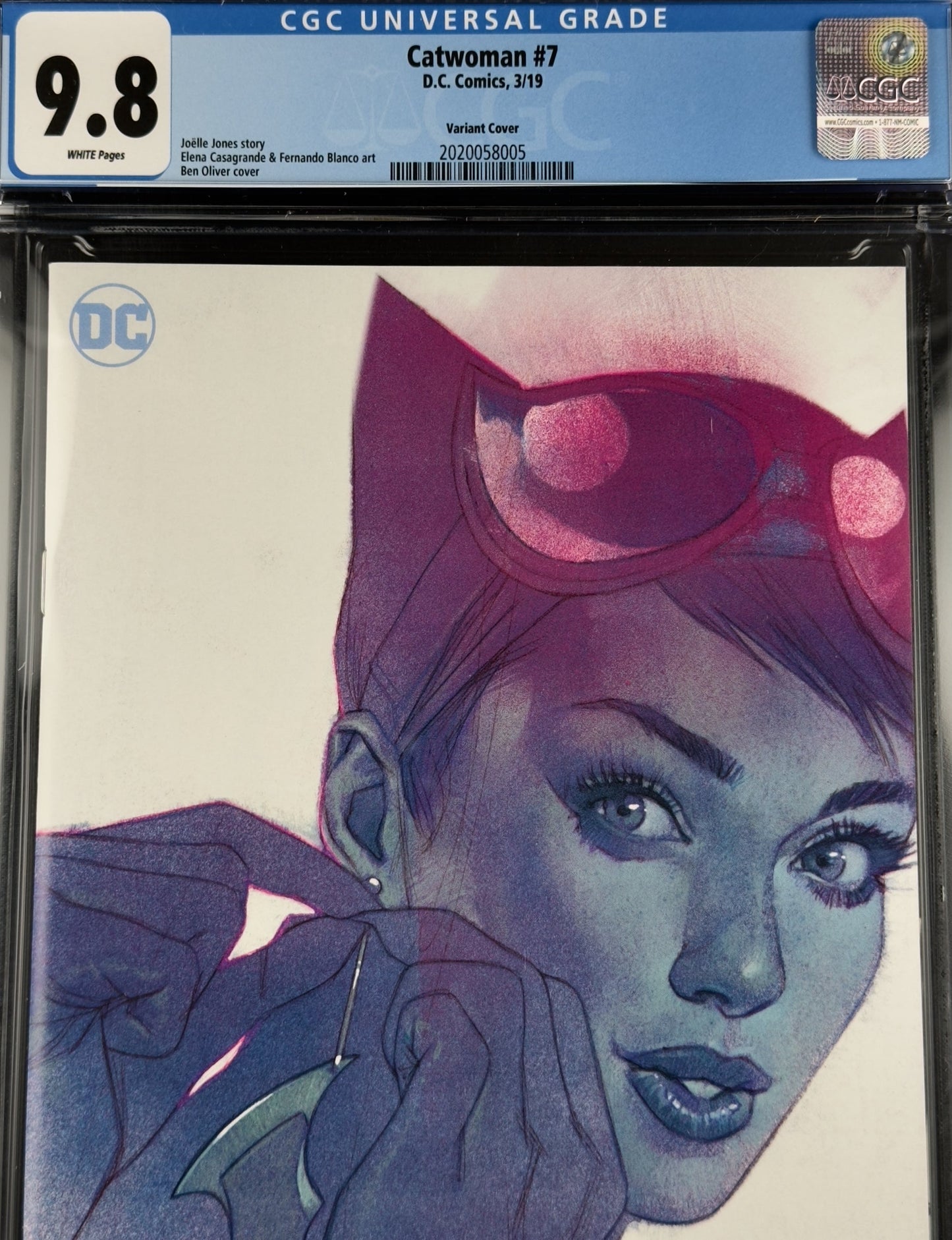Catwoman #7 (2019) CGC 9.8 Ben Oliver Variant