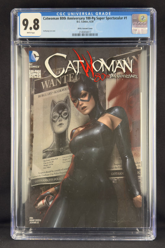 Catwoman: 80th Anniversary 100-Page Super Spectacular #1 (2020) CGC 9.8 Jeehyung Lee 2010s Variant