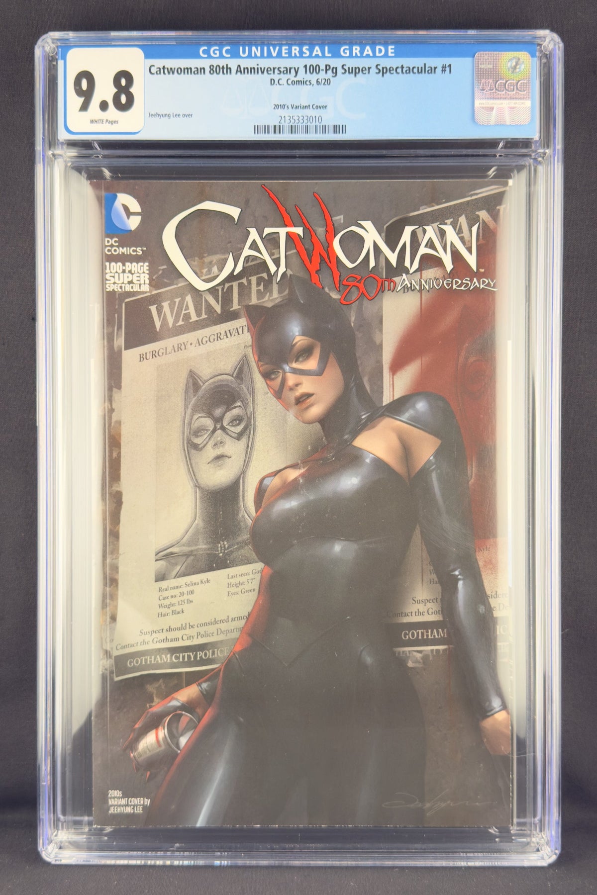 Catwoman: 80th Anniversary 2020) CGC 9.8 Jeehyung Lee 2010s Variant