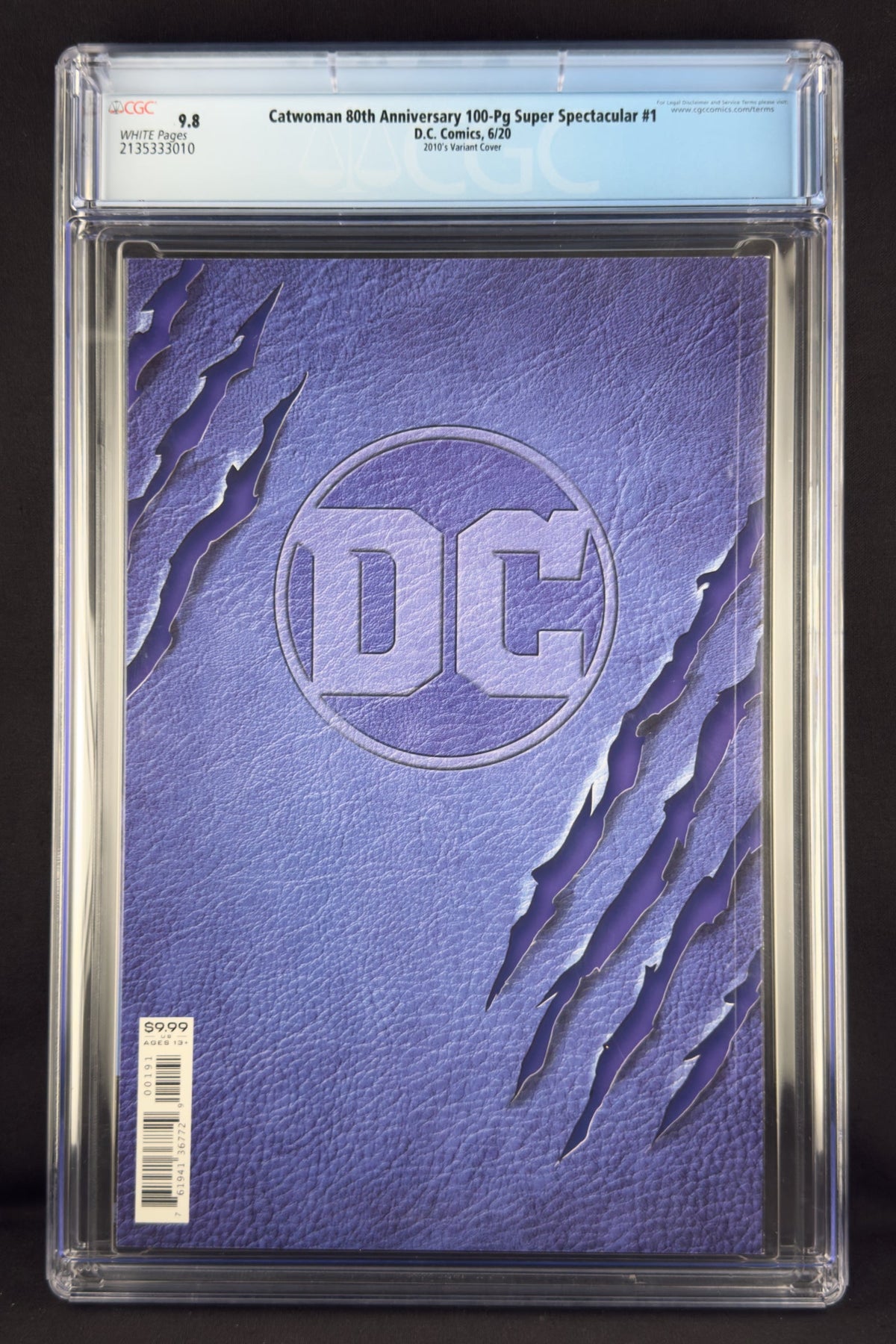 Catwoman: 80th Anniversary 100-Page Super Spectacular #1 (2020) CGC 9.8 Jeehyung Lee 2010s Variant
