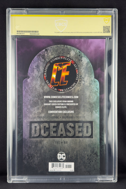 DCeased #5 (2019) CBCS 9.8 SS Ryan Brown NYCC Variant C Ltd 750