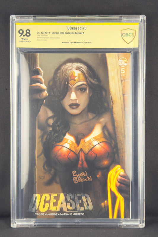 DCeased #5 (2019) CBCS 9.8 SS Ryan Brown Variant A Ltd 3000