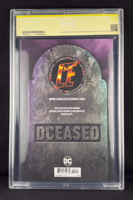DCeased #5 (2019) CBCS 9.8 SS Ryan Brown Variant B Ltd 1500