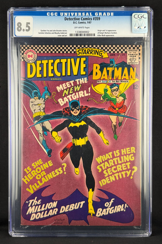 Detective Comics #359 (1967) CGC 8.5 Carmine Infantino - 1st app Batgirl