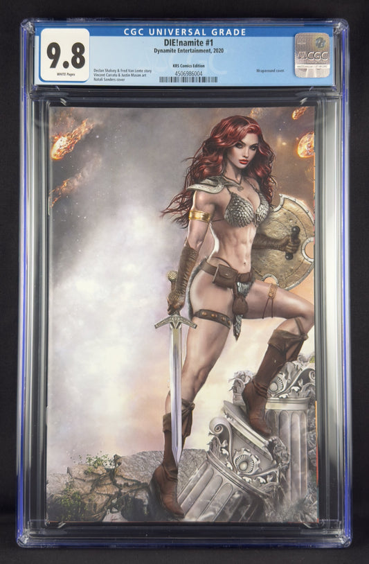 Die!namite #1 (2020) CGC 9.8 Natali Sanders Wraparound Cover Ltd 500