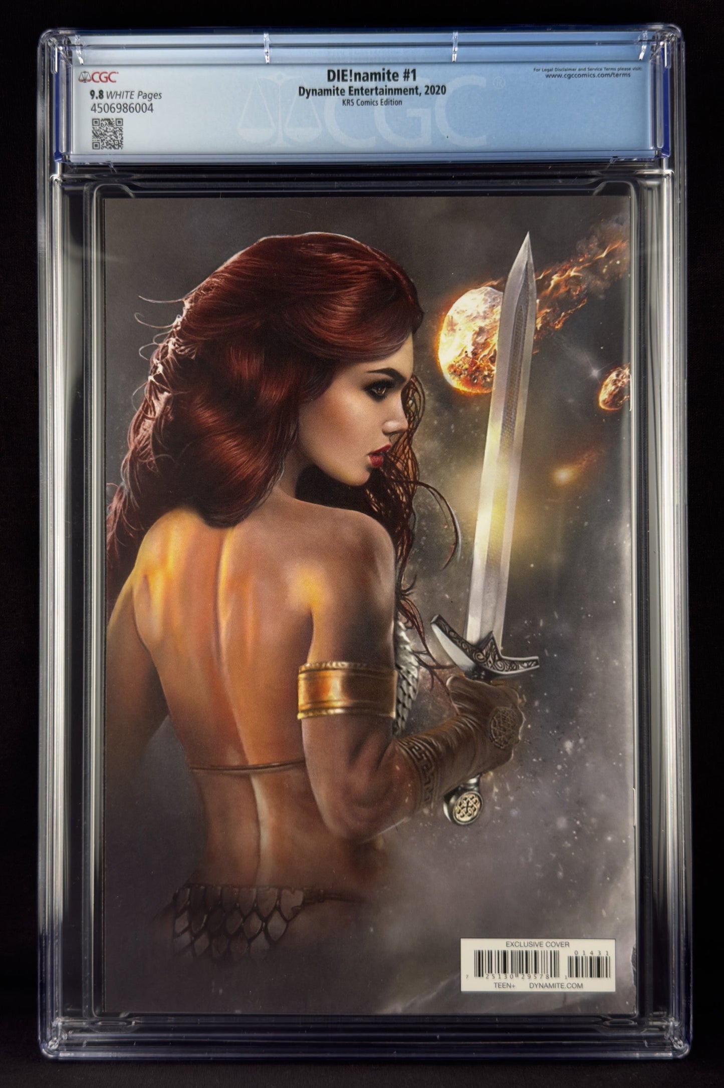 Die!namite #1 (2020) CGC 9.8 Natali Sanders Wraparound Cover Ltd 500