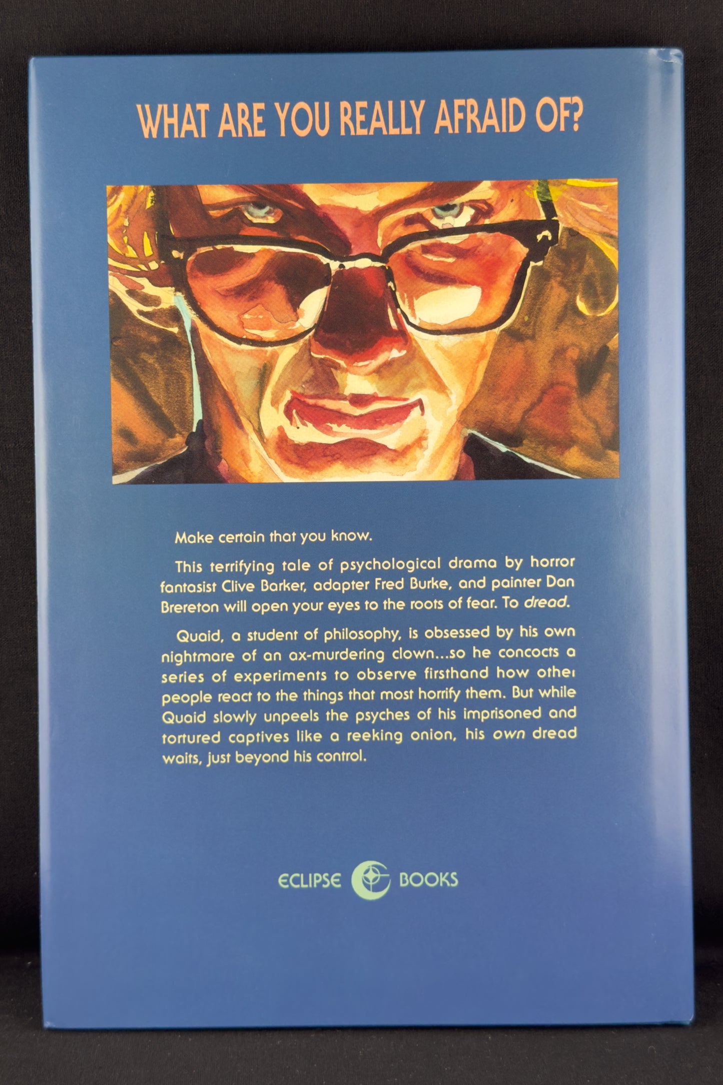 Dread Hardcover (1992) - Clive Barker