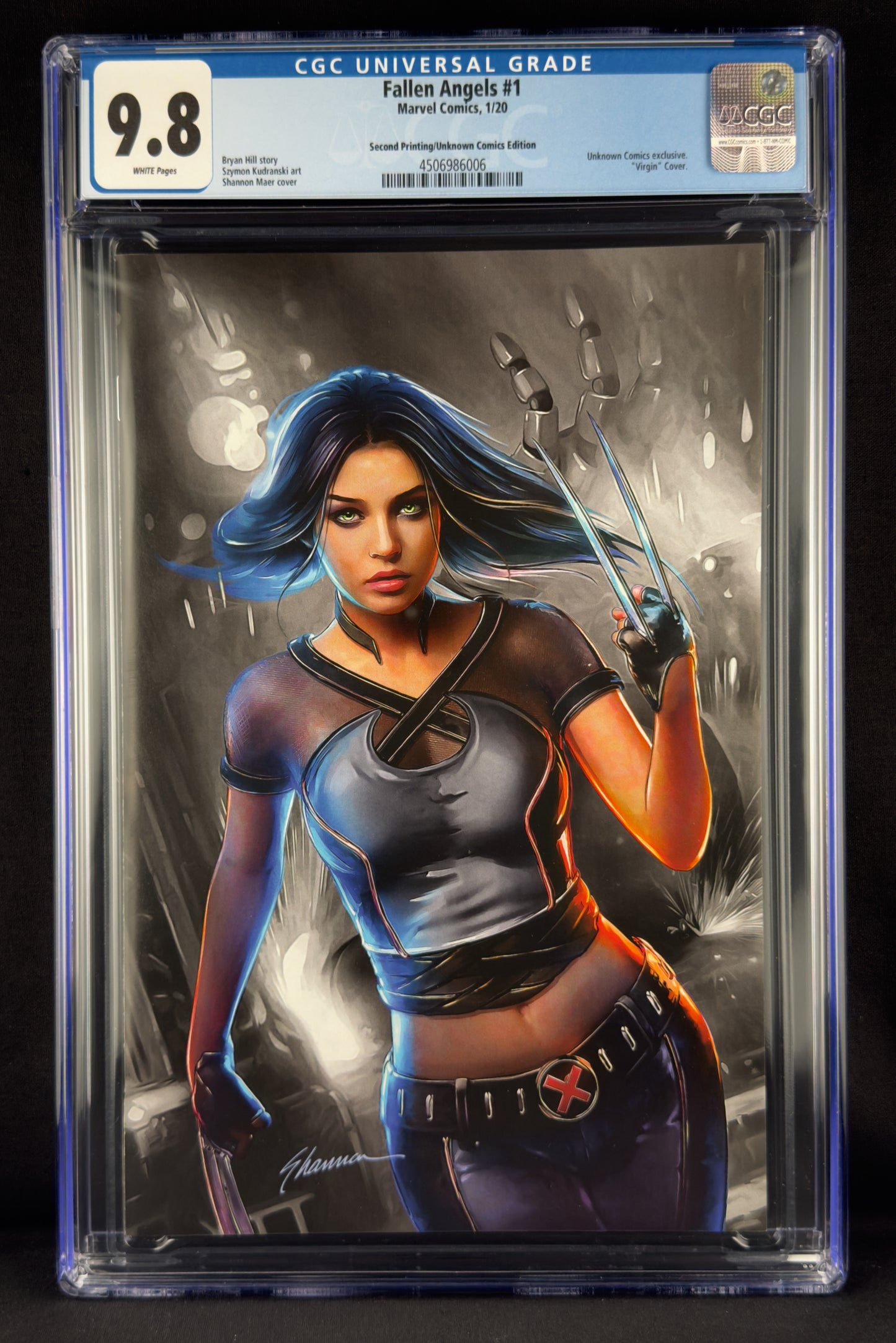Fallen Angels #1 (2020) CGC 9.8 Shannon Maer Virgin Variant.