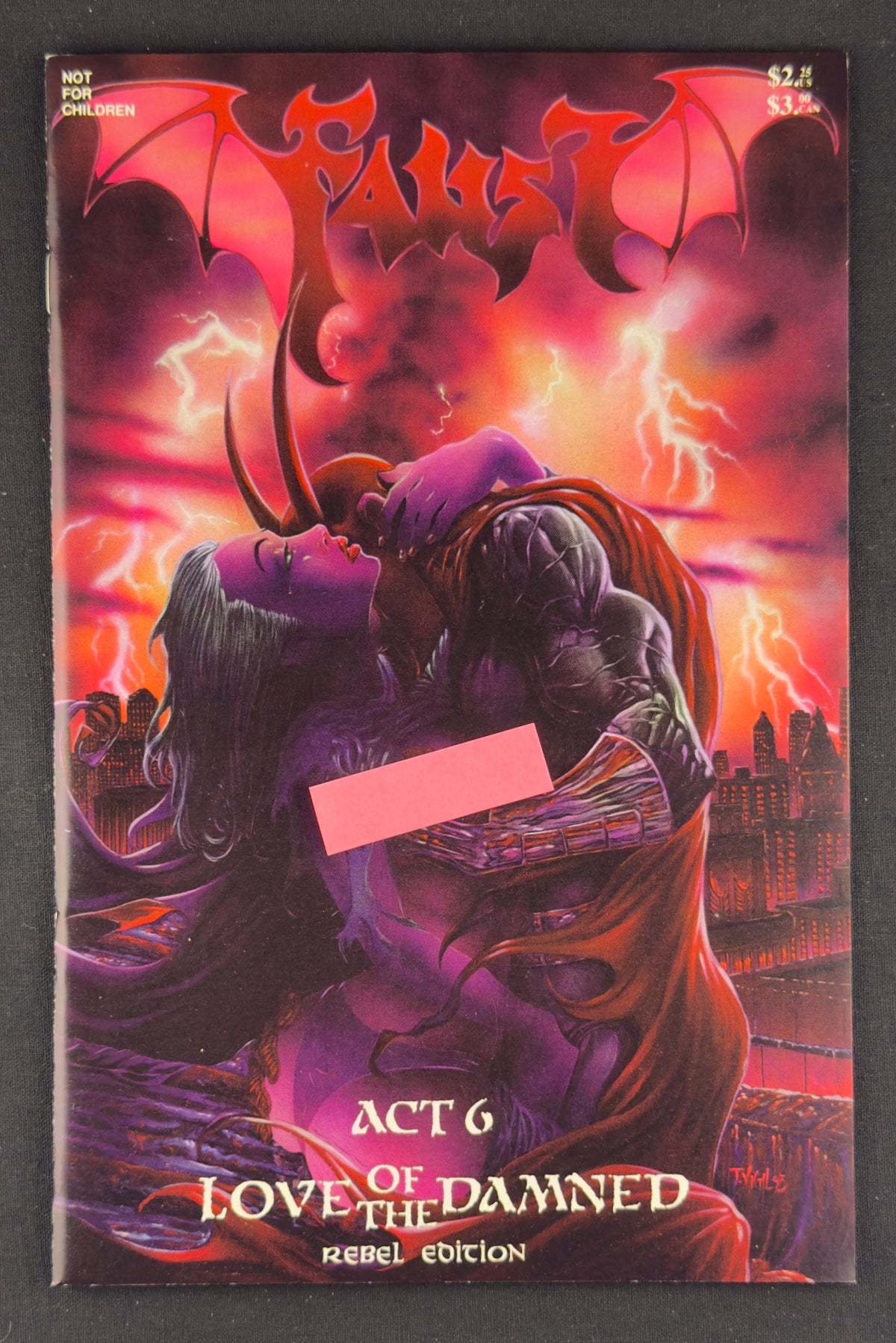 Faust Love of the Damned #1-6 Rebel Edition Quinn Vigil Set (1991-93)