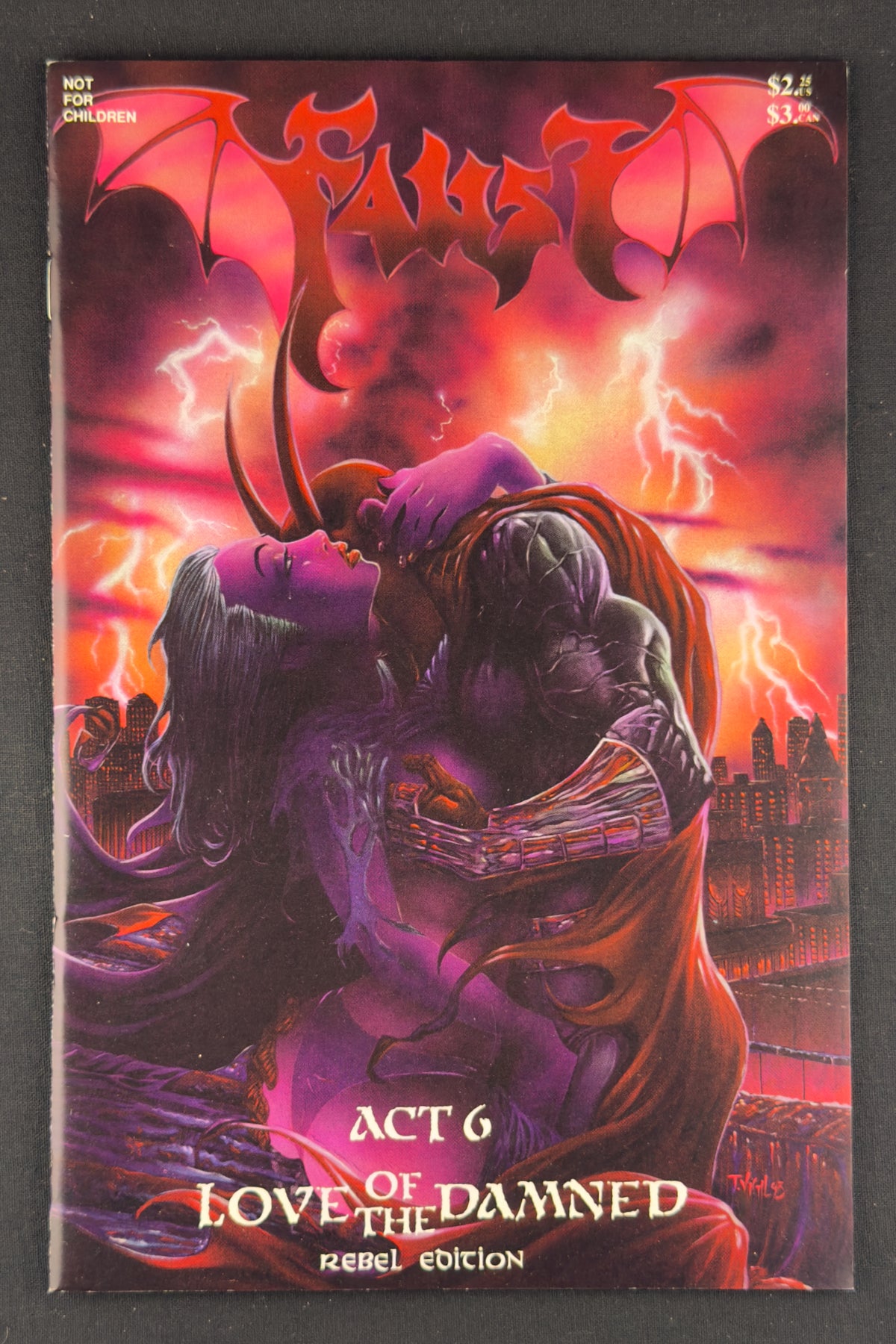 Faust Love of the Damned #1-6 Rebel Edition Quinn Vigil Set (1991-93)