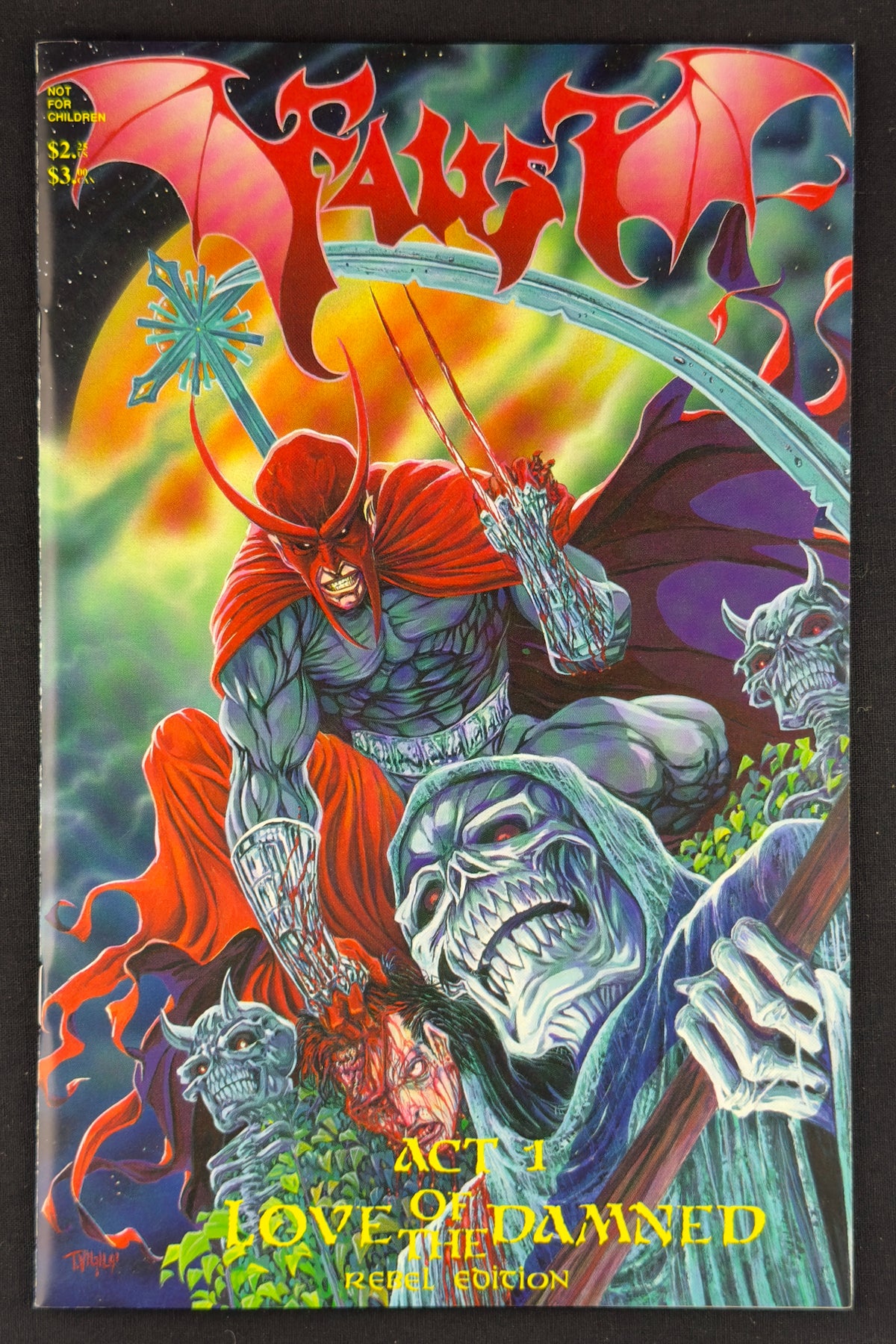 Faust Love of the Damned #1-6 Rebel Edition Quinn Vigil Set (1991-93)