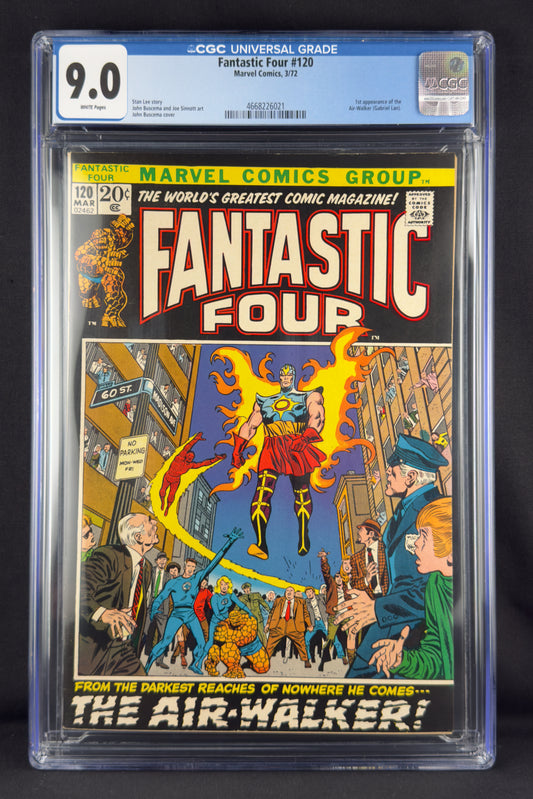 Fantastic Four #120 (1972) CGC 9.0 - 1st app Air-Walker (Gabriel Lan)