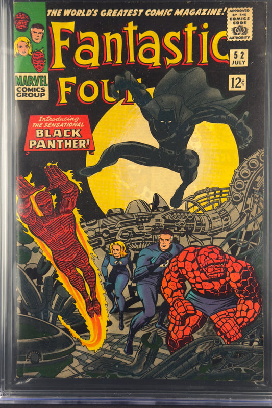 Fantastic Four #52 (1966) CGC 8.5 - 1st app Black Panther (T'Challa)