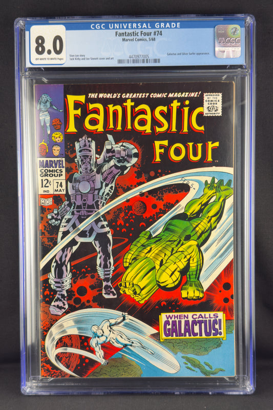 Fantastic Four #74 (1968) CGC 8.0 - Galactus Silver Surfer