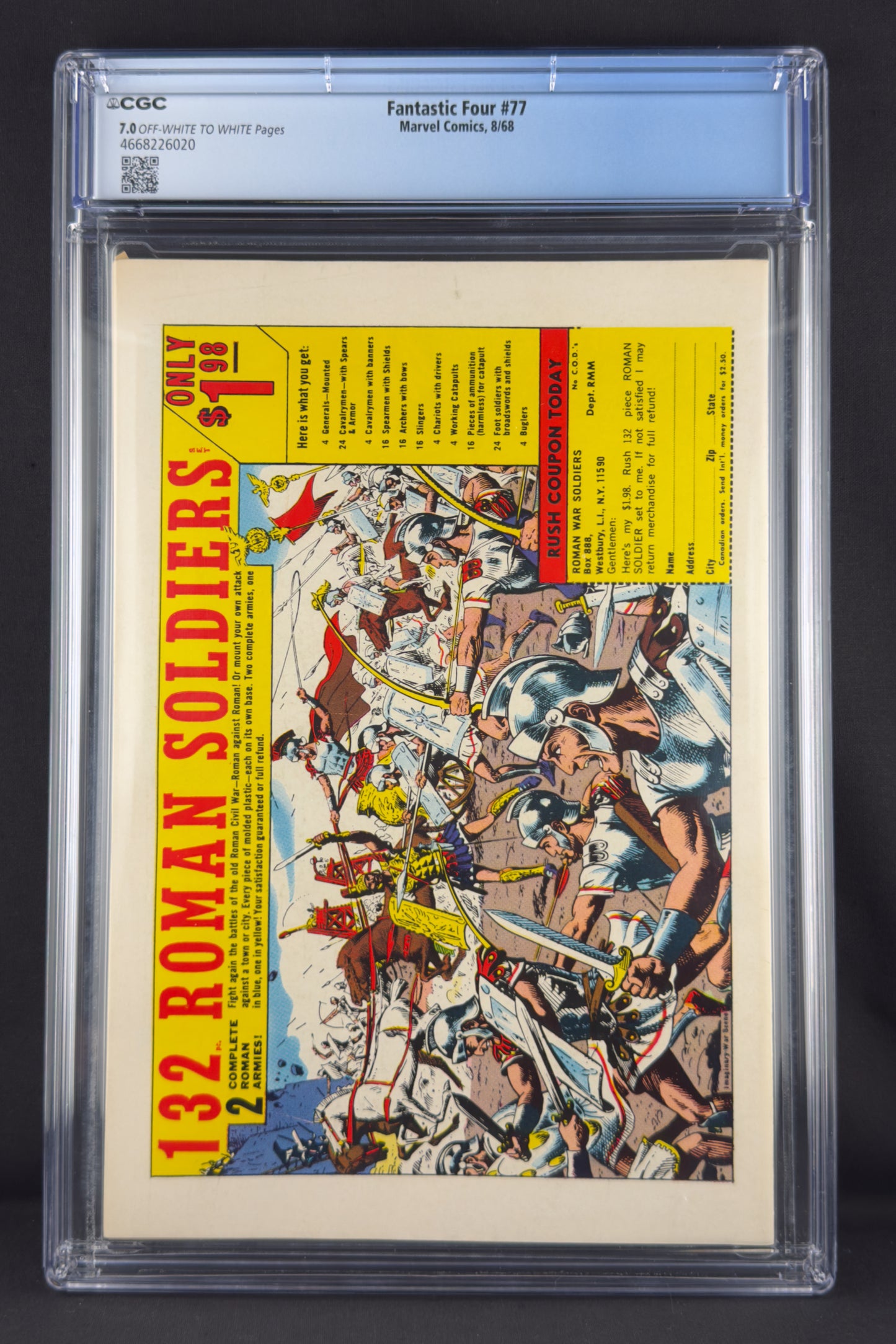 Fantastic Four #77 (1968) CGC 7.0 - Silver Surfer