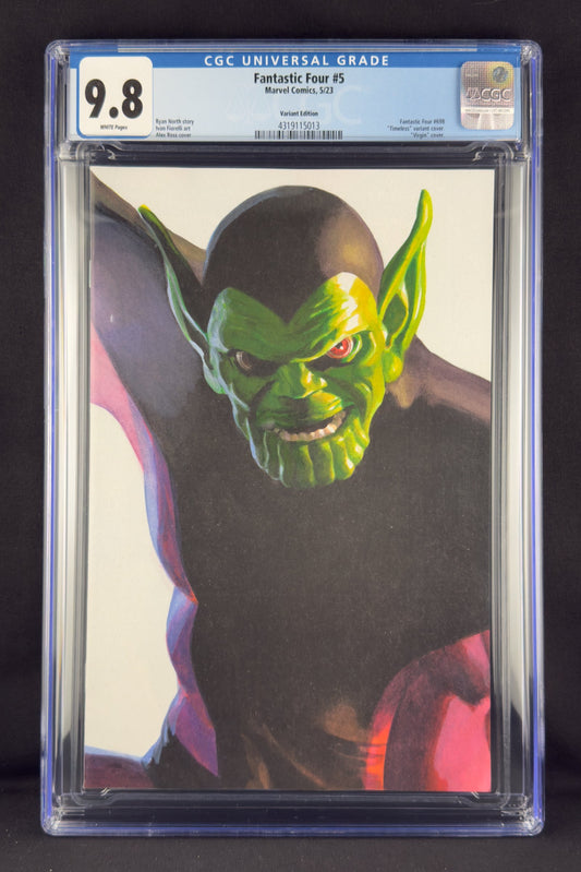 Fantastic Four #5 (2023) CGC 9.8 Alex Ross Timeless Virgin Variant