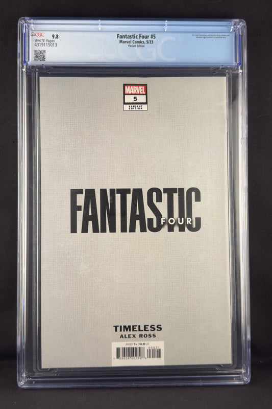 Fantastic Four #5 (2023) CGC 9.8 Alex Ross Timeless Virgin Variant