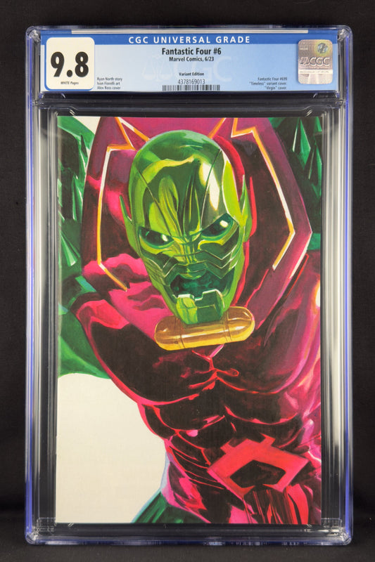 Fantastic Four #6 (2023) CGC 9.8 Alex Ross Timeless Virgin Variant