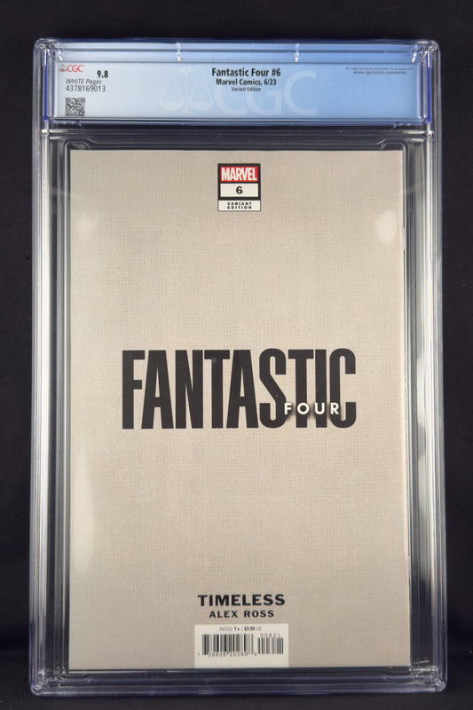 Fantastic Four #6 (2023) CGC 9.8 Alex Ross Timeless Virgin Variant