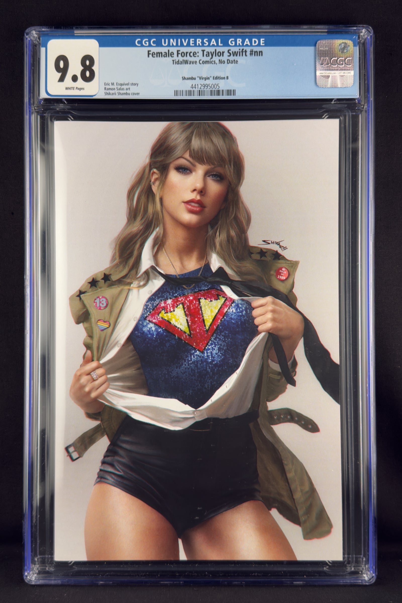 Female Force: Taylor Swift #nn CGC 9.8 Shikarii Shambu Virgin B