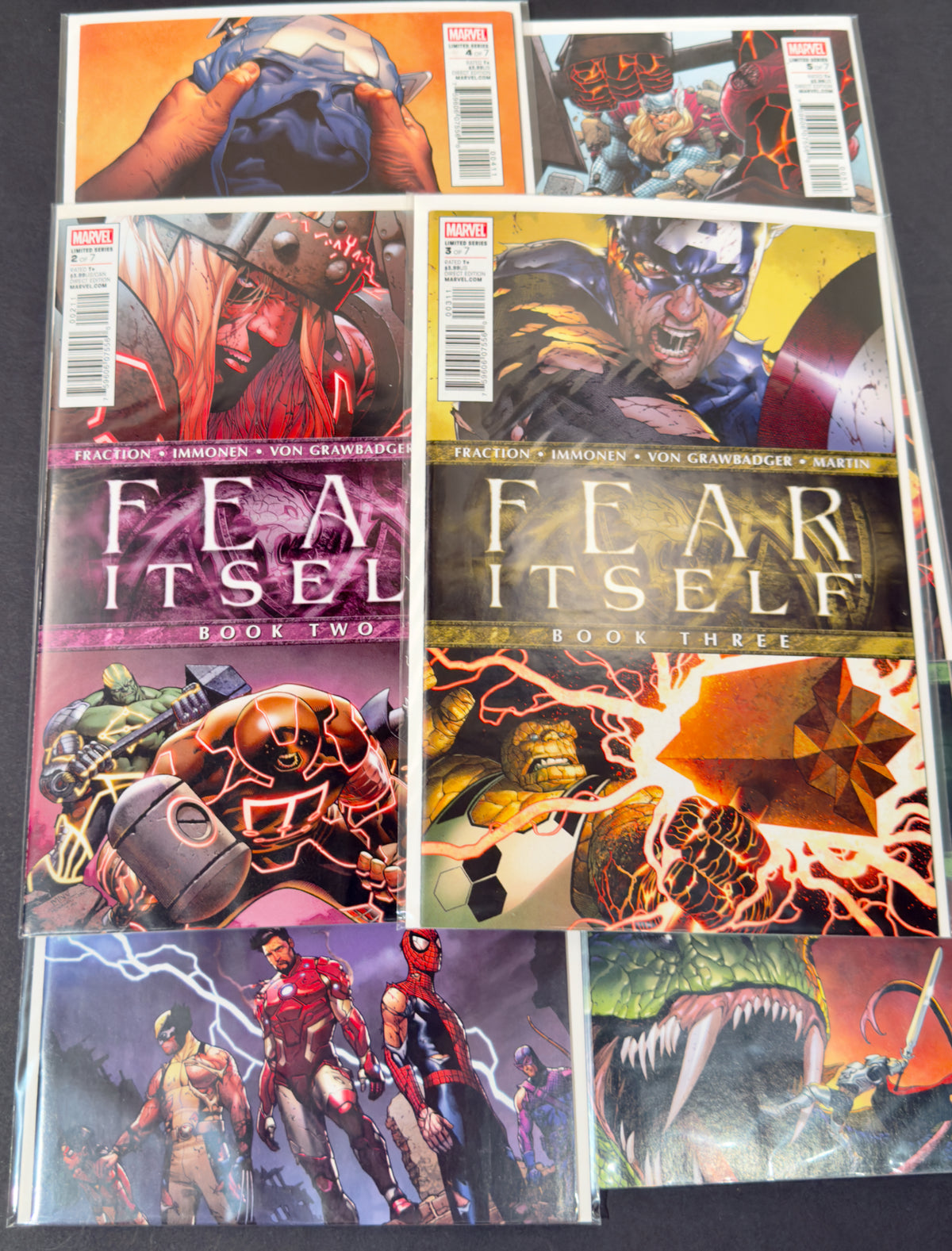 Marvel Fear Itself 47-Comic Lot | Complete #1–7 Series, Thor, Loki & More NM- to NM+