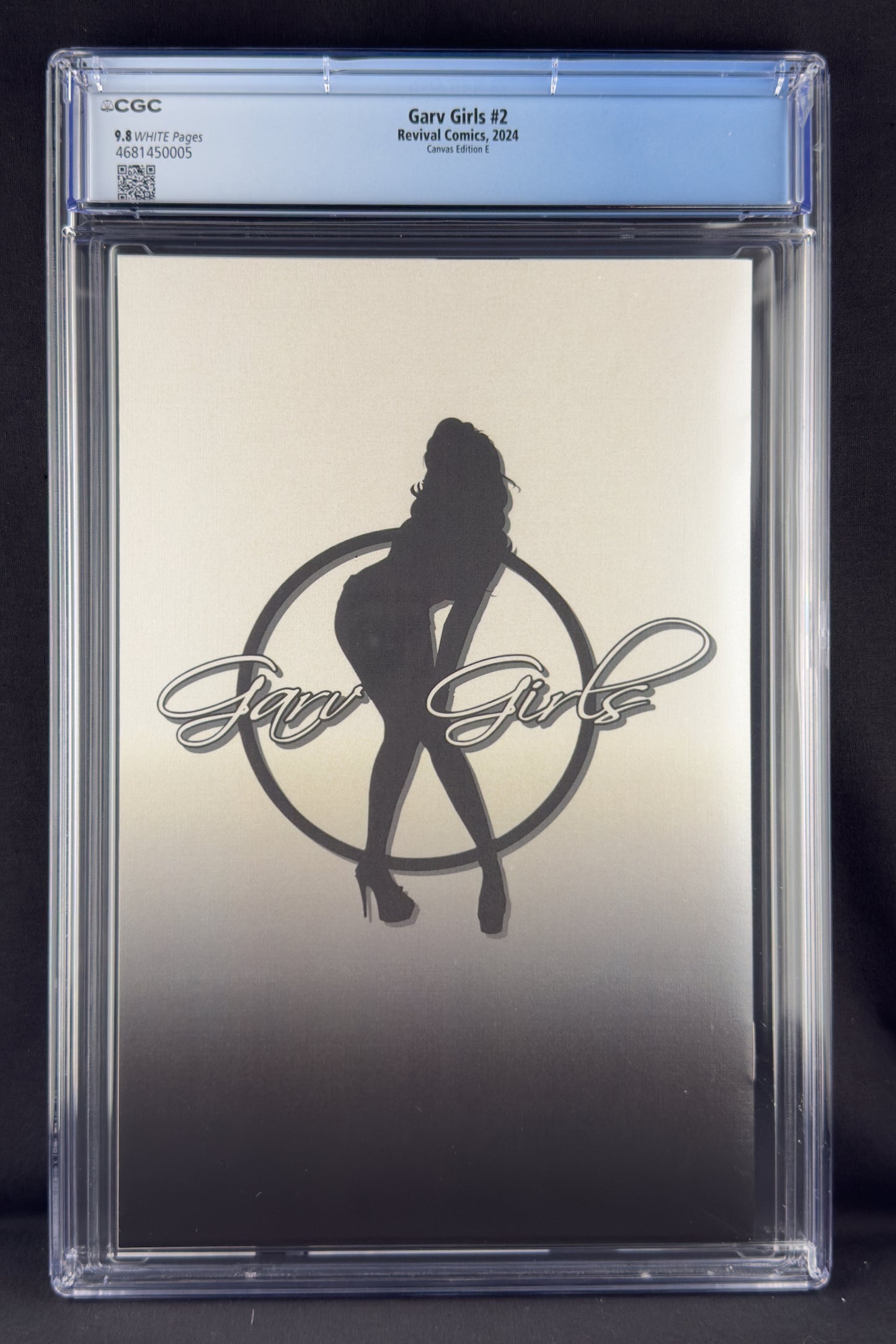 Garv Girls #2 (2024) CGC 9.8 Keith Garvey Pearl Linen Relax Cover E