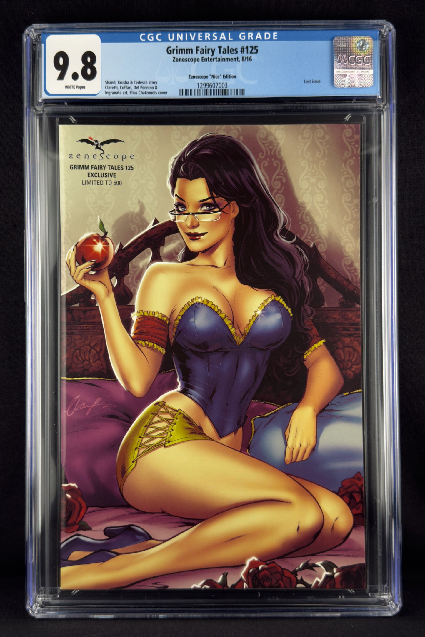 Grimm Fairy Tales #125 (2016) CGC 9.8 Elias Chatzoudis Variant.