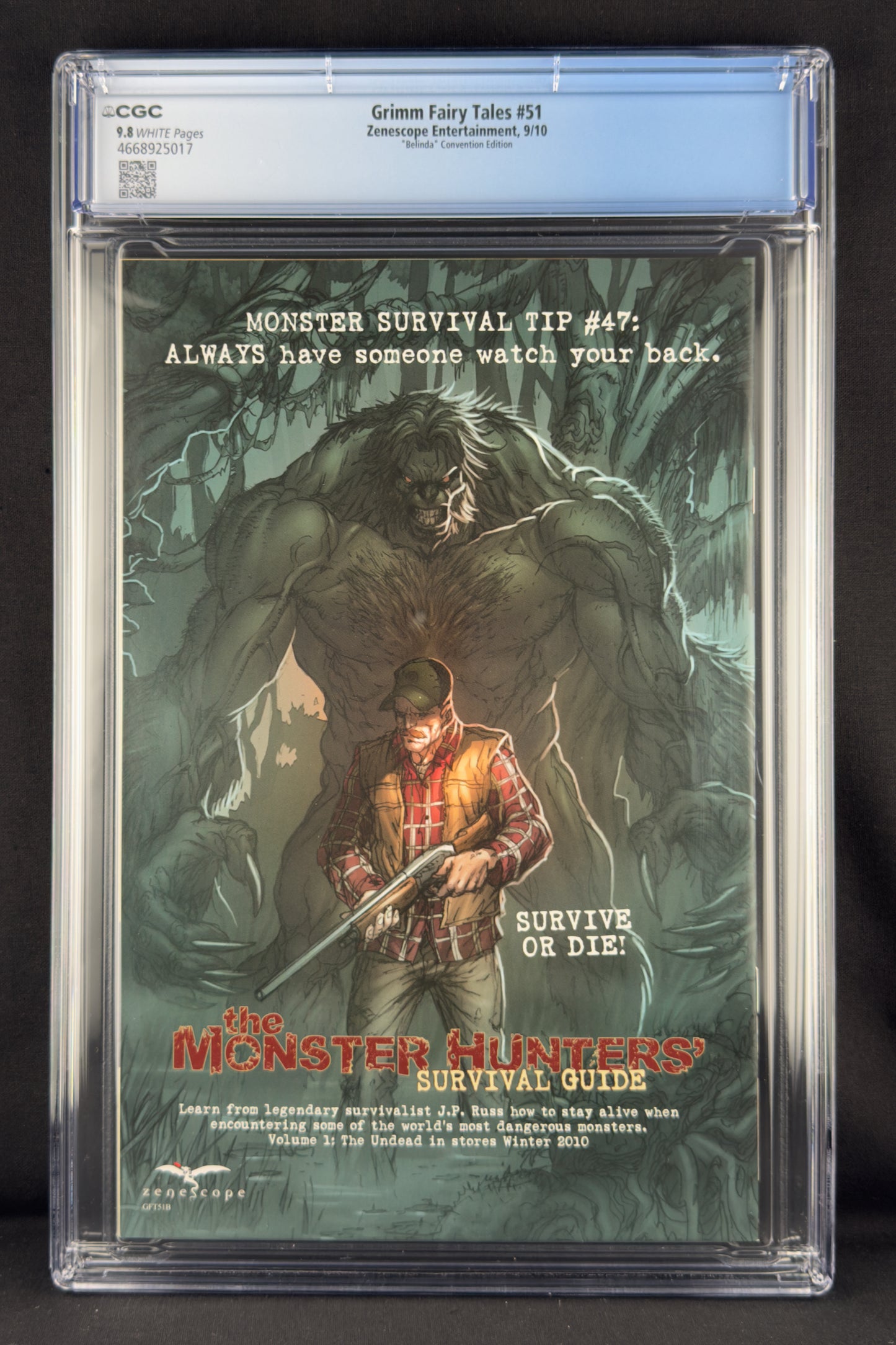 Grimm Fairy Tales #51 (2010) CGC 9.8 Mike DeBalfo Convention Variant Ltd 500