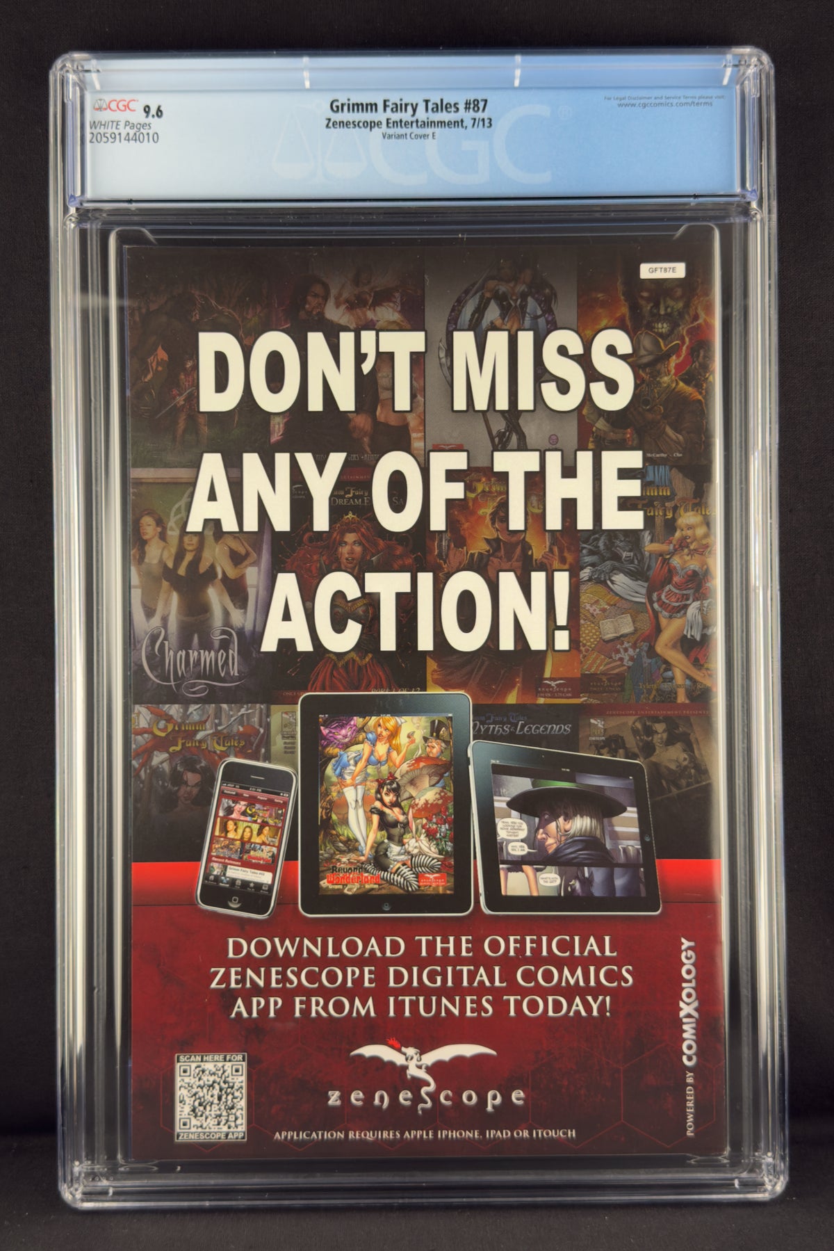 Grimm Fairy Tales #87 (2013) CGC 9.6 Nei Ruffino Variant E Ltd 100