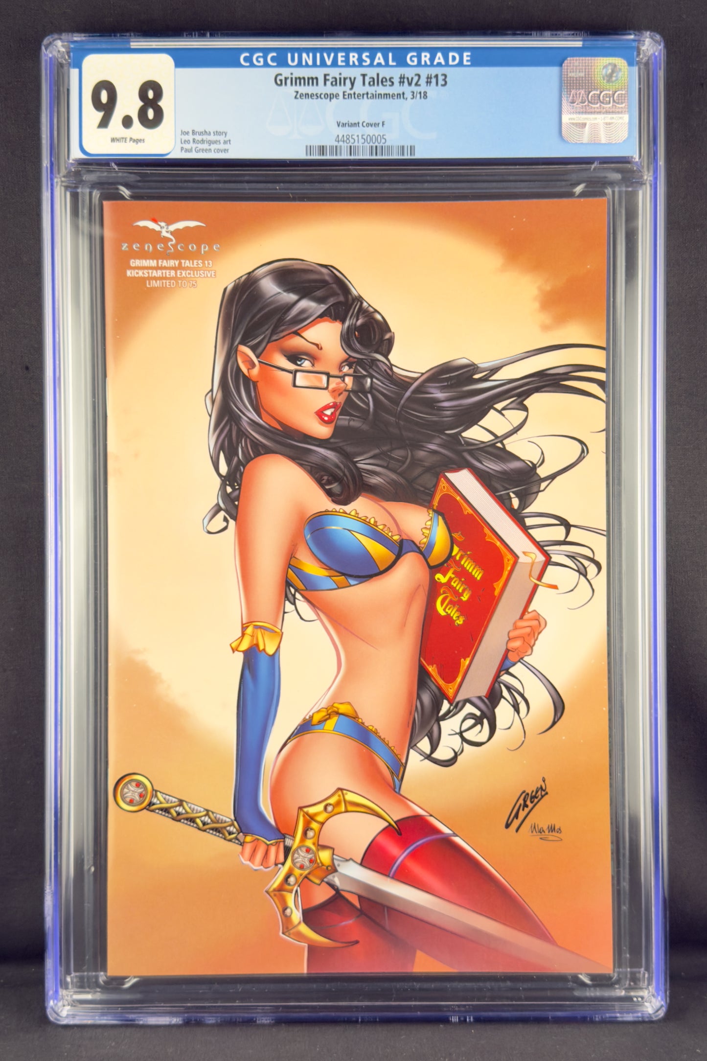 Grimm Fairy Tales (Vol. 2) #13 (2018) CGC 9.8 Paul Green Variant F. Sela Mathers