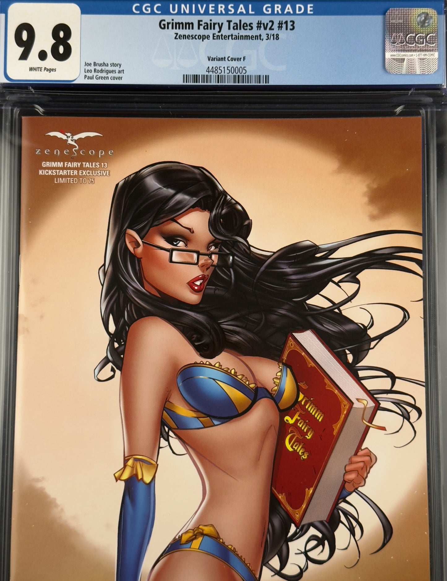 Grimm Fairy Tales (Vol. 2) #13 (2018) CGC 9.8 Paul Green Variant F Ltd 75