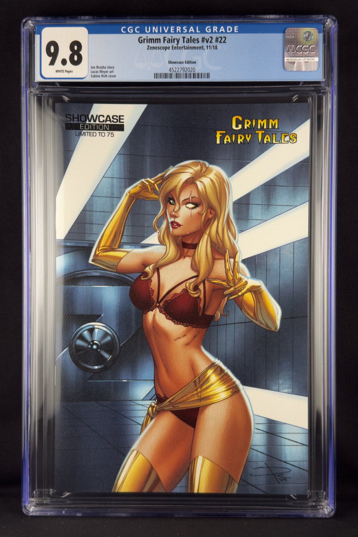 Grimm Fairy Tales (Vol. 2) #22 (2018) CGC 9.8 Sabine Rich Showcase