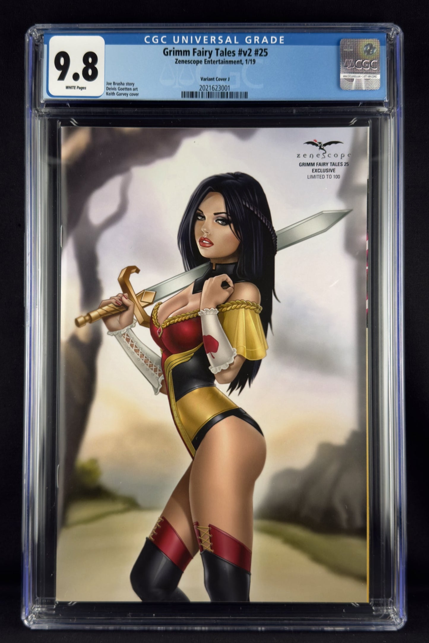 Grimm Fairy Tales (Vol. 2) #25 (2019) CGC 9.8 Keith Garvey Variant J. Skye Mathers