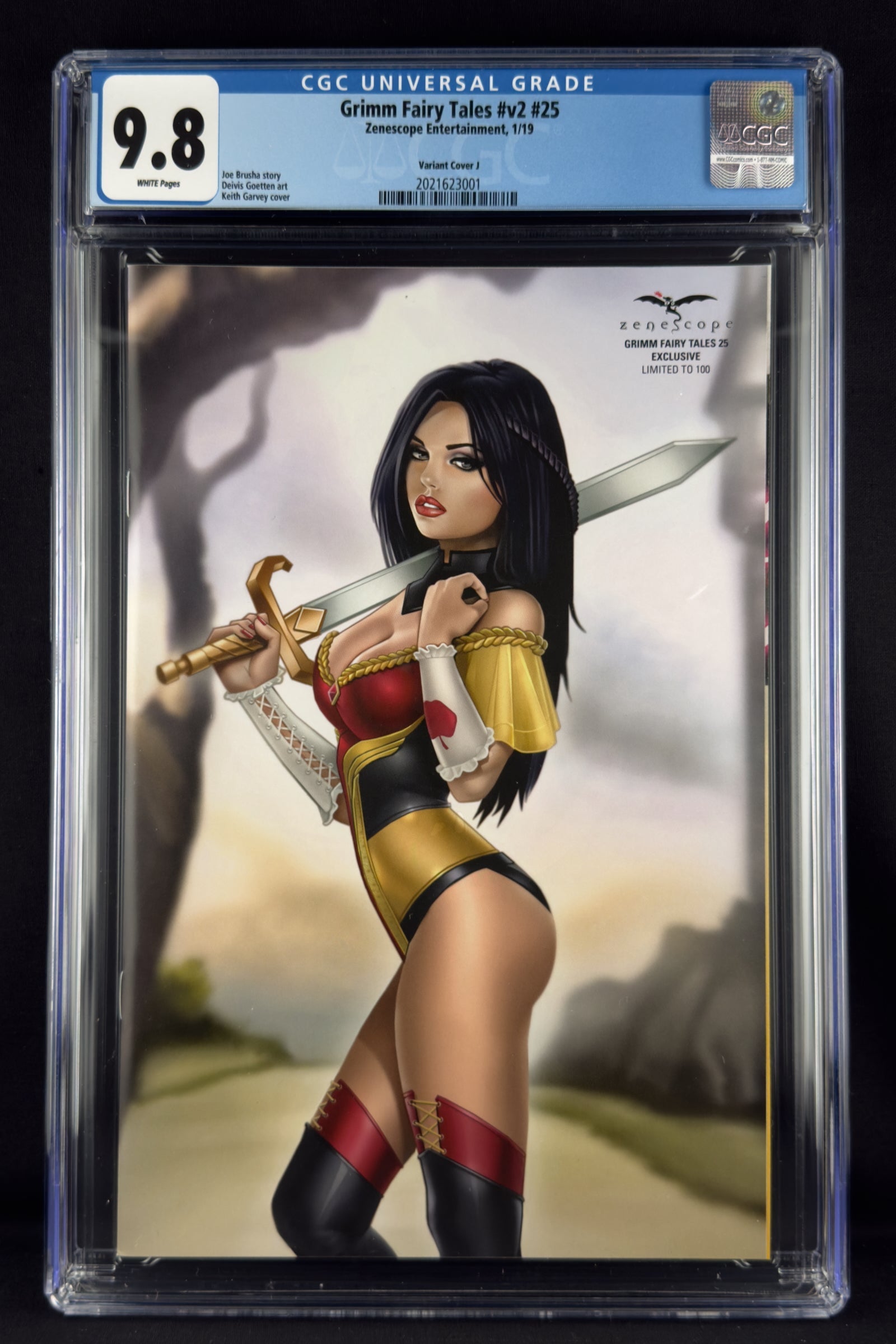 Grimm Fairy Tales (Vol. 2) #25 (2019) CGC 9.8 Keith Garvey Variant J. Skye Mathers