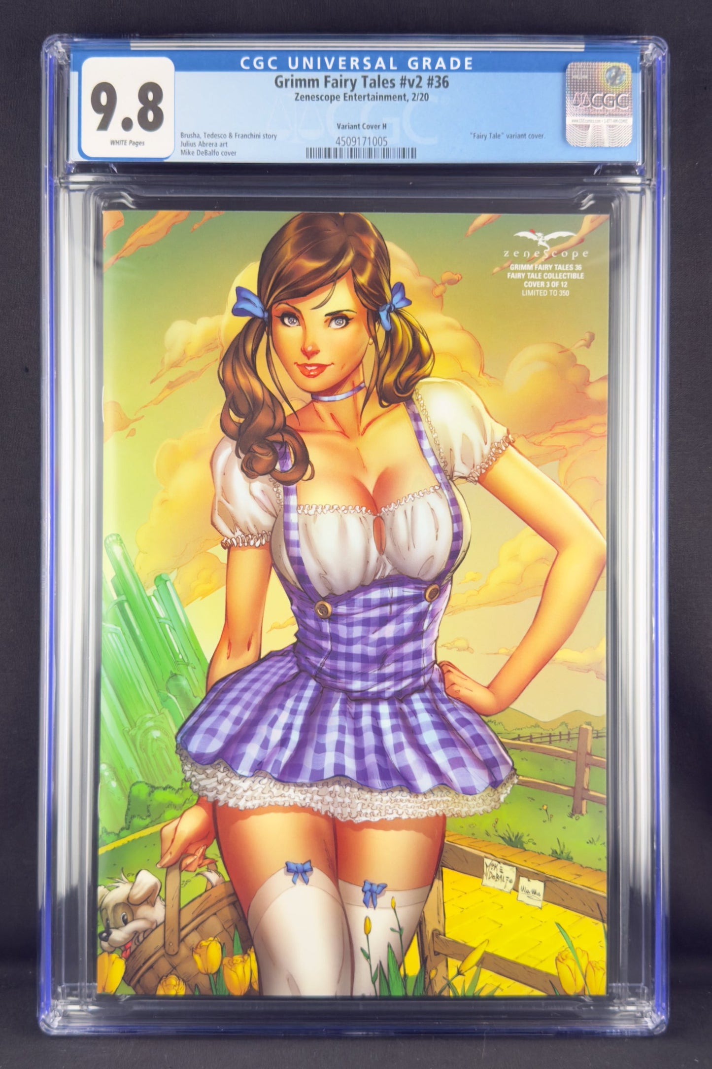 Grimm Fairy Tales (Vol. 2) #36 (2020) CGC 9.8 Mike DeBalfo Variant H. Dorothy
