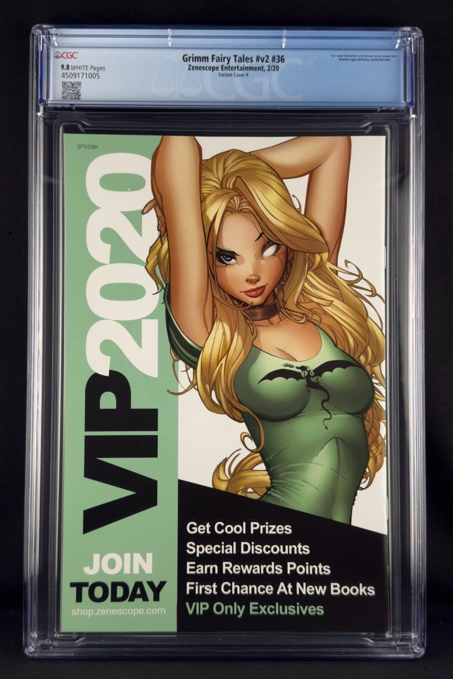 Grimm Fairy Tales (Vol. 2) #36 (2020) CGC 9.8 Mike DeBalfo Variant H Ltd 350