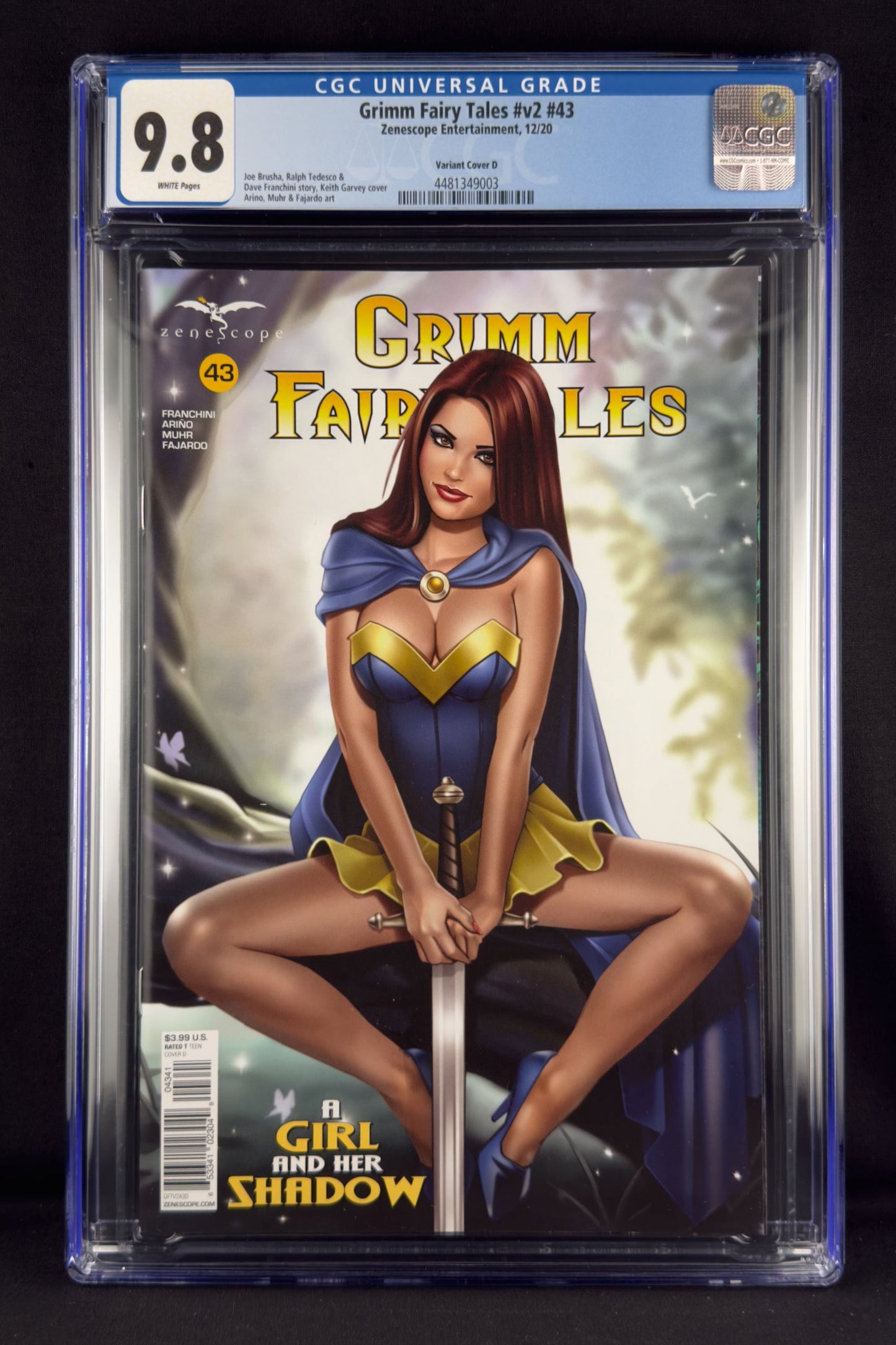Grimm Fairy Tales (Vol. 2) #43 (2020) CGC 9.8 Keith Garvey Variant D