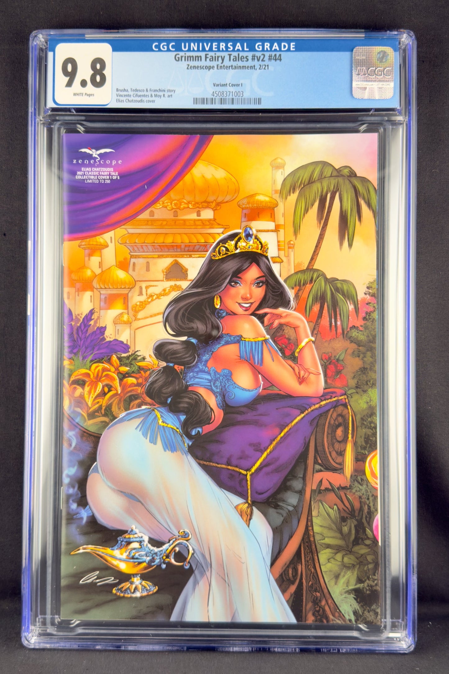 Grimm Fairy Tales (Vol. 2) #44 (2021) CGC 9.8 Elias Chatzoudis Variant I. Jasmine