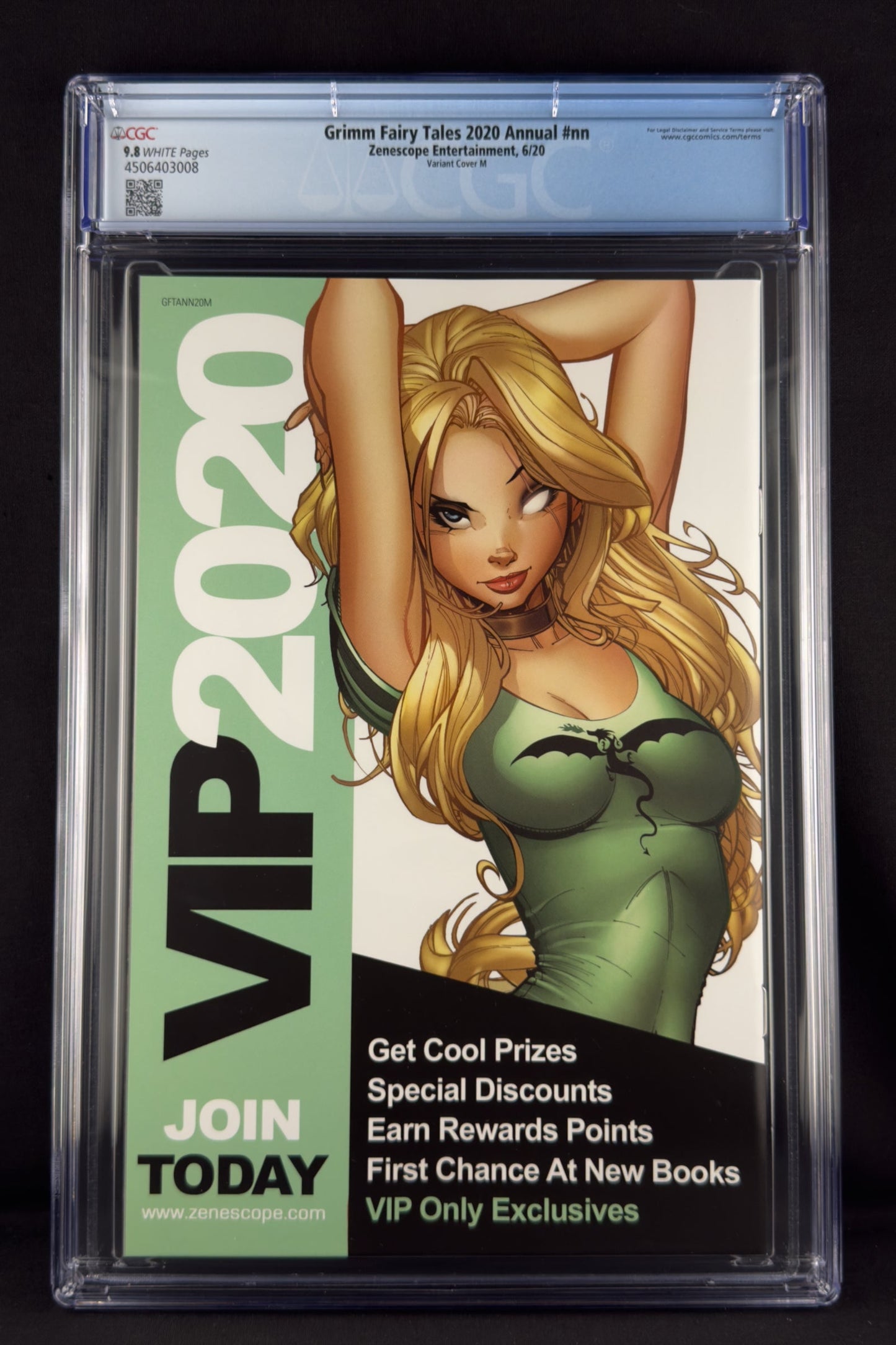 Grimm Fairy Tales 2020 Annual CGC 9.8 Keith Garvey Comic Con Variant M Ltd 500