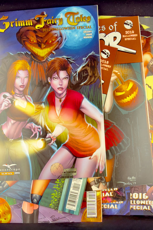 Grimm Fairy Tales/Tales of Terror Halloween 8-Book Variant Lot (2012-2019)