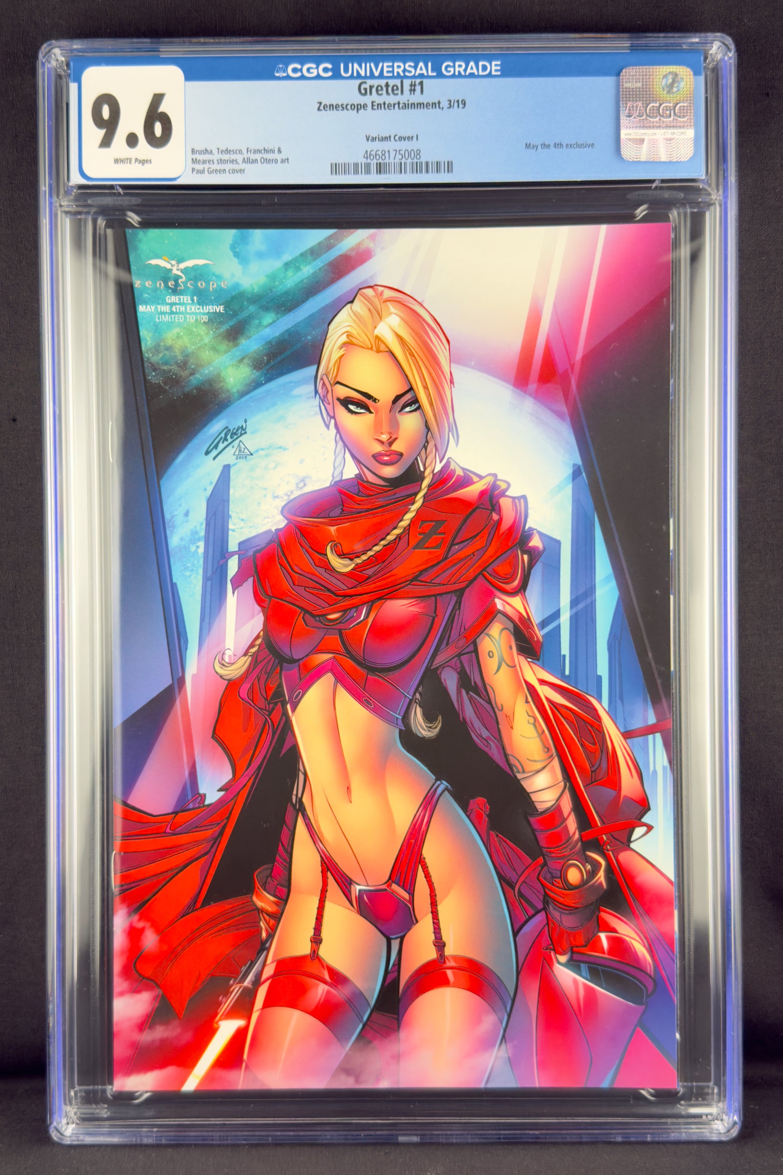 Gretel #1 (2019) CGC 9.6 Paul Green Variant I - Star Wars Cosplay.